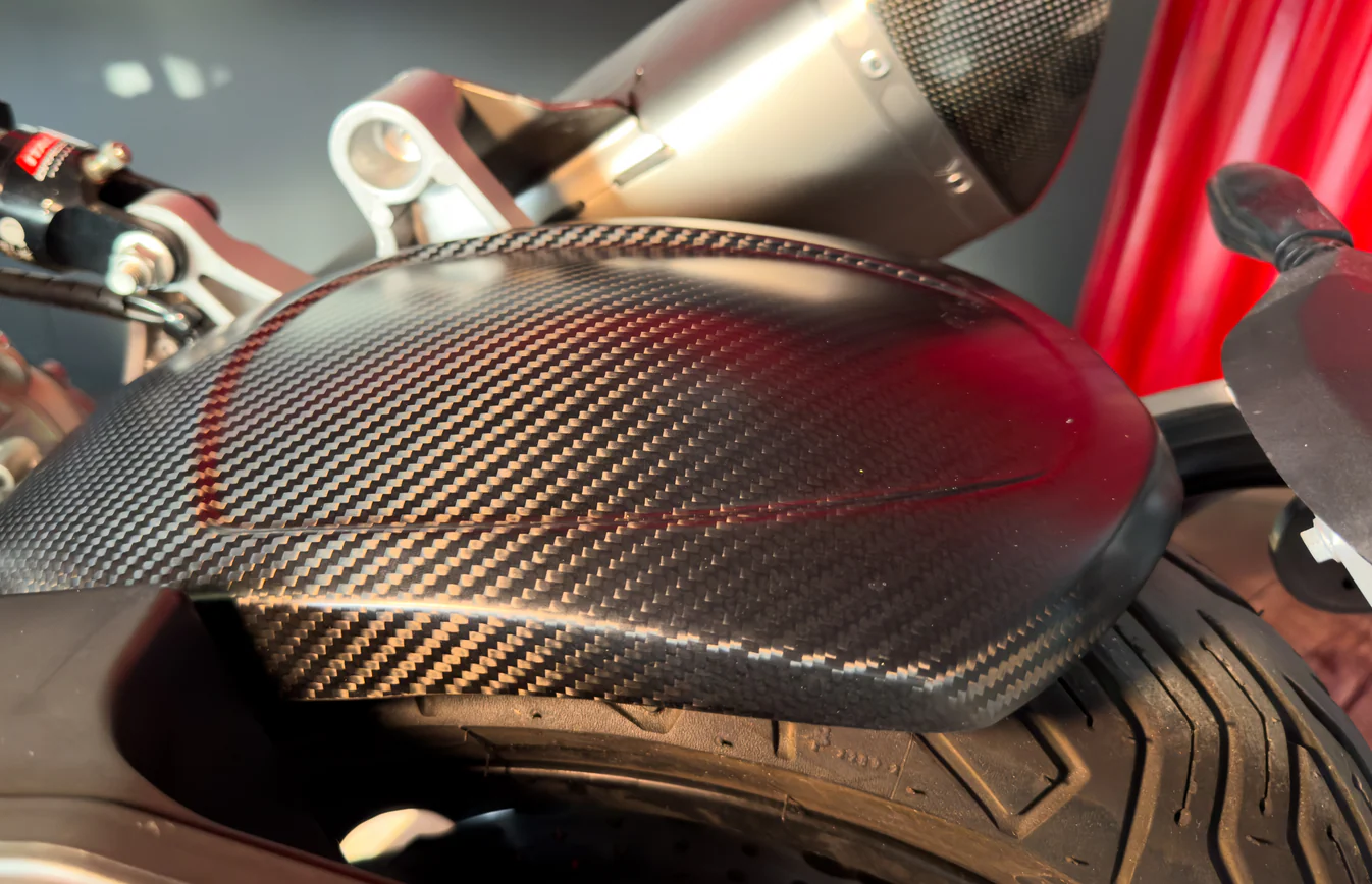 Italjet Dragster 250 Carbon Rear Mudguard - 8640620