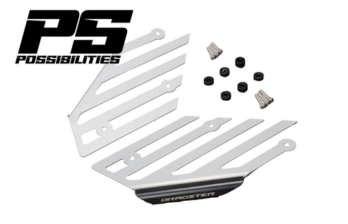 Italjet Dragster 250 Alloy Foot Plates with Built-in Slider (Crash Protection)