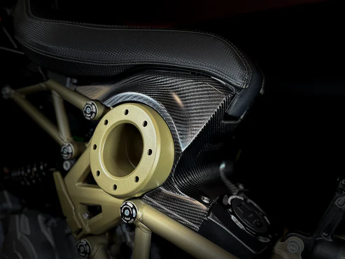 Italjet Dragster 250 Carbon Underseat Cover